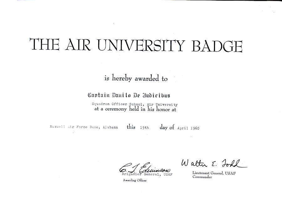 Air University Badge, United States Air Force