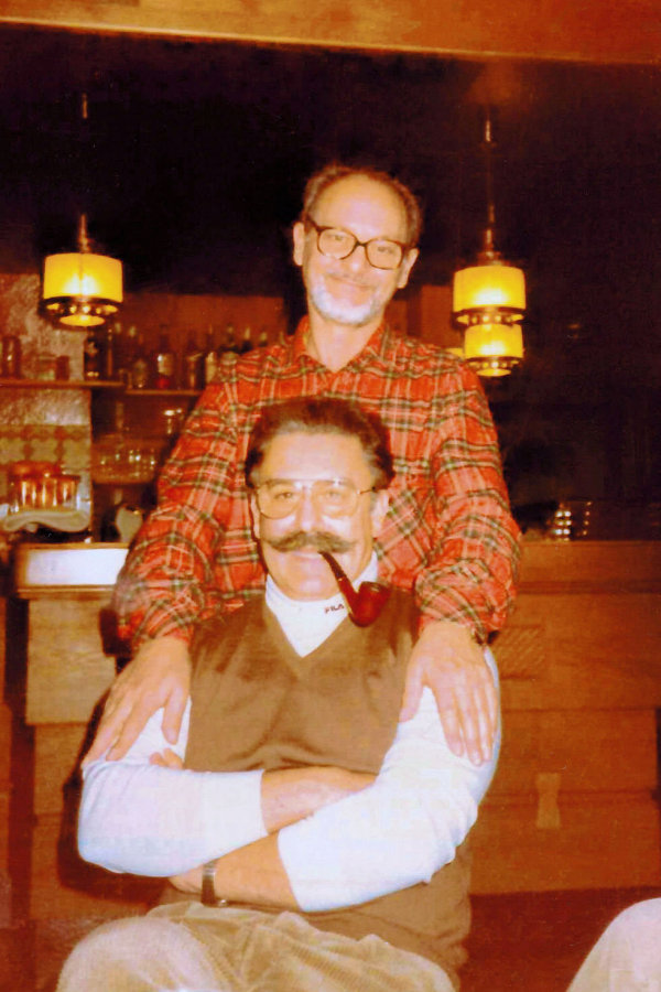 Ravenna (RA), 1990<br/>Danilo e il cognato Francesco Lo Savio
