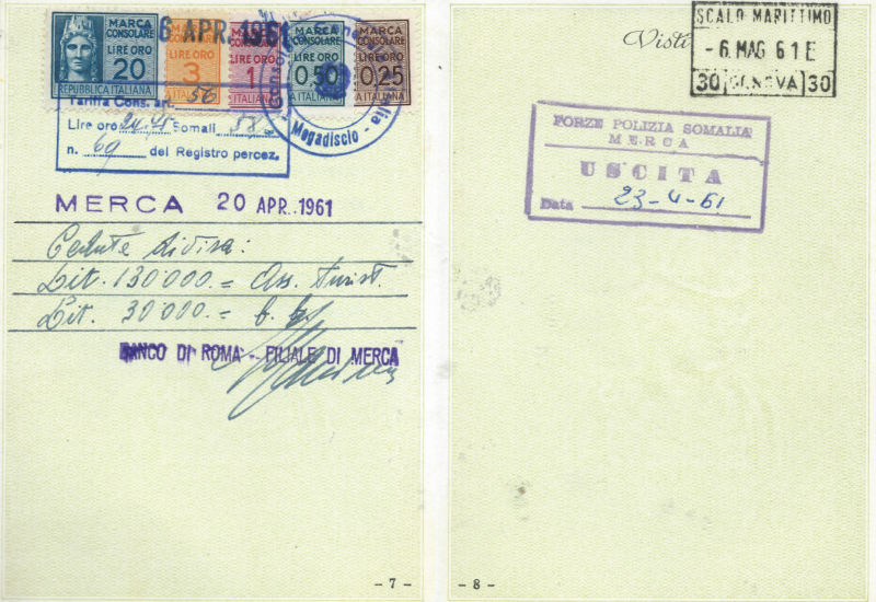 Passaporto di Corrado de Judicibus, pagina 4