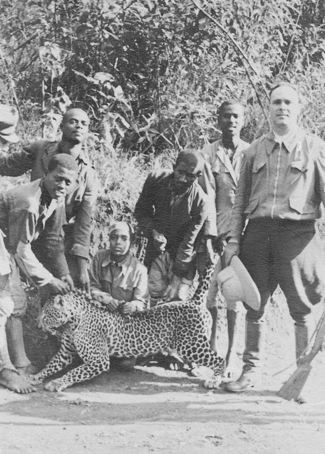 Gimma, 1941<br/>Sergio a caccia di leopardi