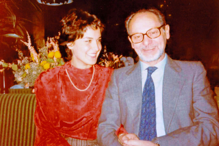 Francesco Lo Savio con la nipote Stefania de Judicibus