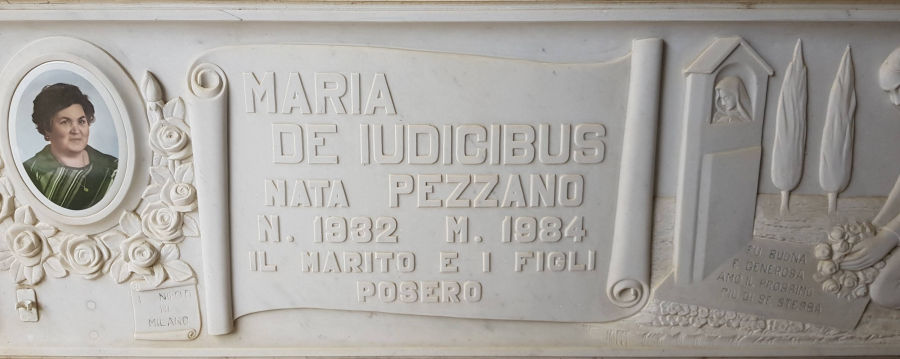 Lapide di Maria Pezzano