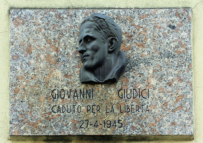 Giovanni Giudici - Lapide commemorativa